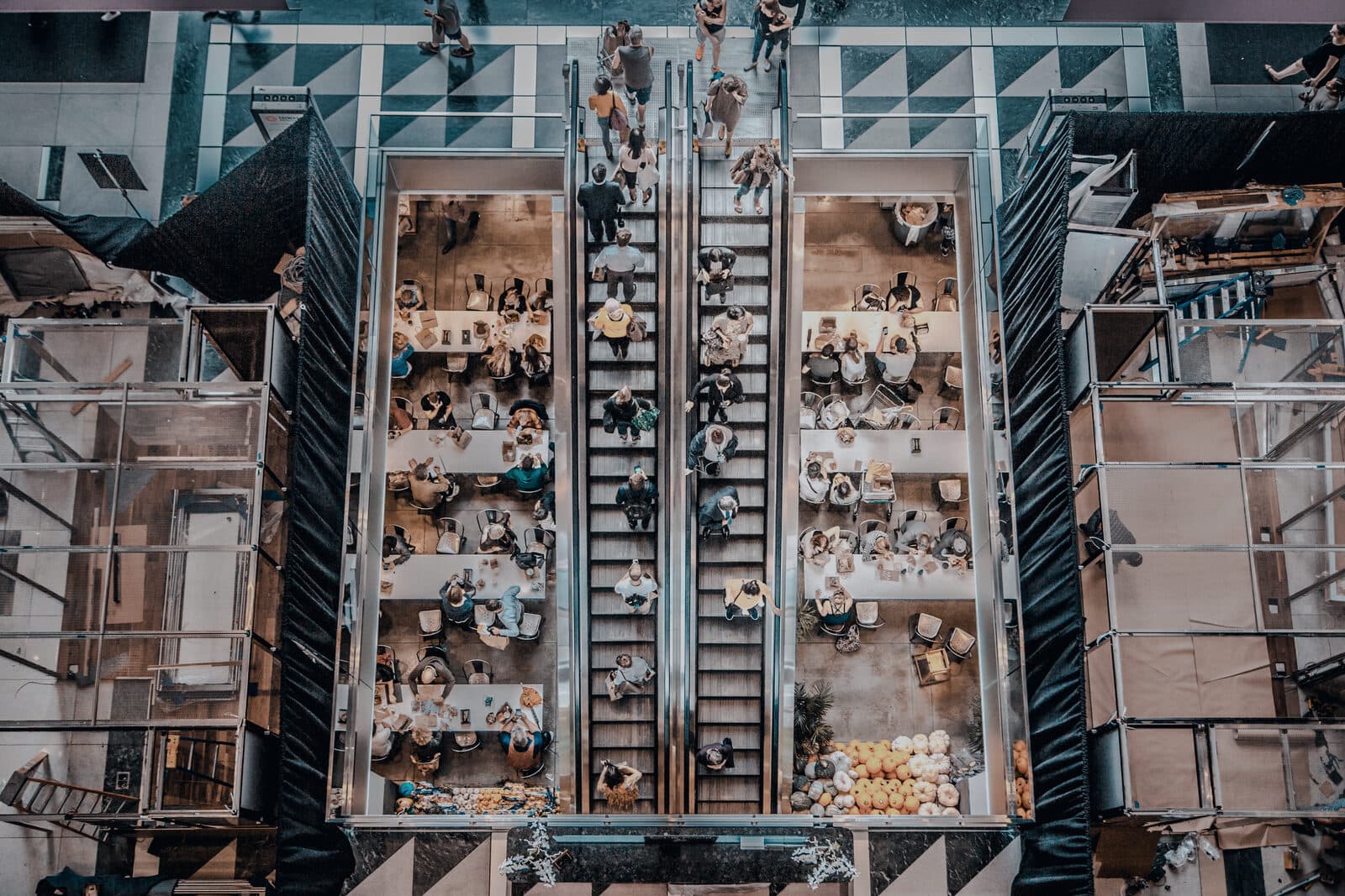 A retail atrium